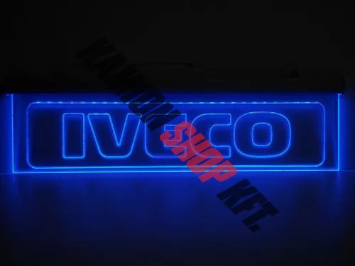 LED TÁBLA IVECO GRAVÍROZOTT 49X12 CM 12V