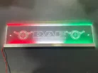 LED TÁBLA DAF GRAVÍROZOTT 49X12 CM 12V