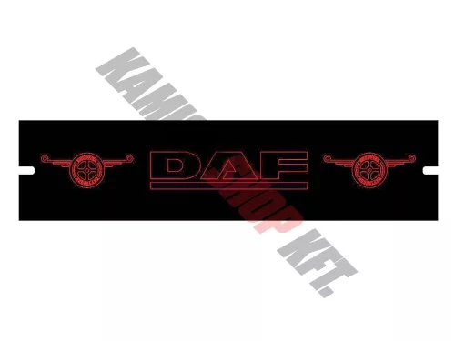 LED TÁBLA DAF GRAVÍROZOTT 49X12 CM 12V