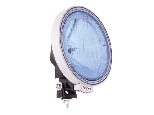 TÁVFÉNYSZÓRÓ KEREK ANGYALSZEMES 220mm KÉK+LEDKÖR
