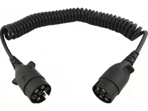 ELEKTROMOS KÁBEL 12V 7P 3,5m VÉKONYSPIRÁLOS