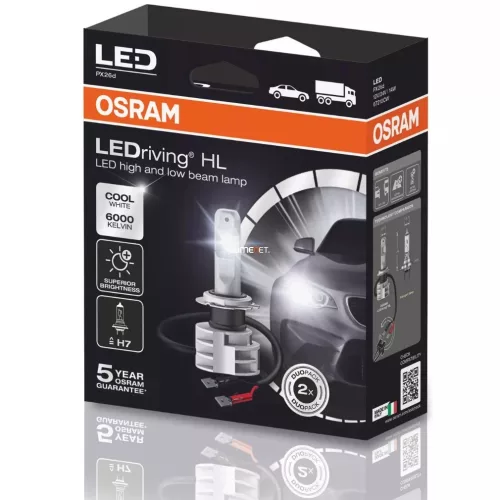 H7 Led izzó szett 12/24V 6000LM