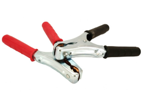 Akkumulátor csipesz fekete