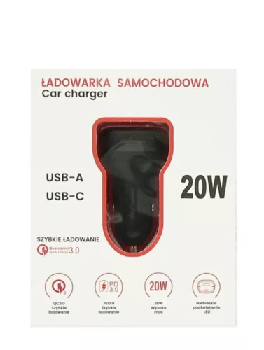 Szivargyújtó töltő USB/C