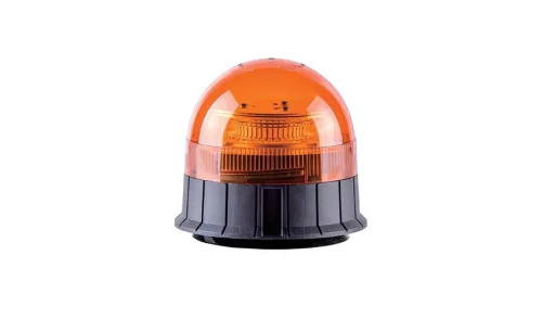 Mágnestalpas LED-es sárga villogólámpa 12/24V