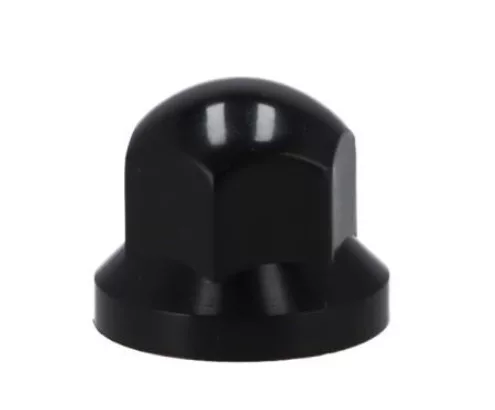 Csavarkupak kicsi Fekete 33mm-es
