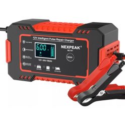   AKKUMULÁTOR TÖLTŐ ÉS REGENERÁLÓ INTELIGENS PROCESSZOR VEZÉRELT AUTOMATA 12V 6A