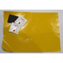 Ponyvajavító matrica sárga 450*320mm