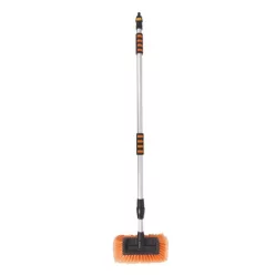 Mosókefe teleszkópos nyéllel naracs/fekete (125-230cm)