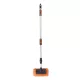 Mosókefe teleszkópos nyéllel naracs/fekete (125-230cm)