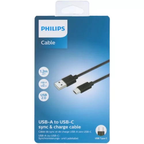 Töltőkábel USB-A -> USB-C