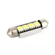 LED izzó 12V 39mm-4smd, fehér, C5W szofita