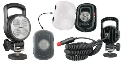 Ledes munkalámpa 4LED 12/24V 1000LM