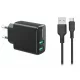 Töltő USB-C kábellel