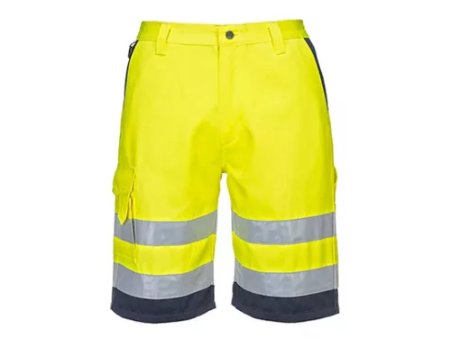 JÓLLÁTHATÓSÁGI BERMUDA NEON SÁRGA