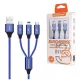 USB-s töltő "C/Micro/Iphone"