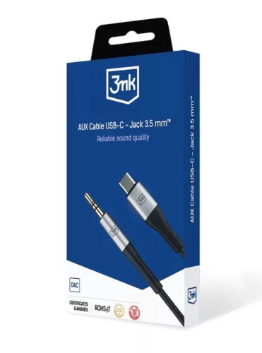 AUX kábel USB "C" - Jack 3,5mm