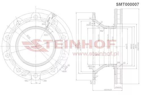 Féktárcsa Schmitz Knorr SB7000