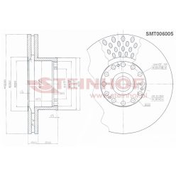 Féktárcsa MAN TGA, TGX, TGS, F2000