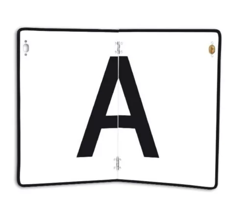 Fényvisszaverő tábla "A"