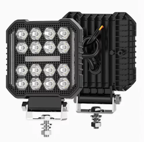 LED munkalámpa  16 LED+ sárga helyzetjelző
