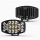 LED távfényszóró 25cm + LED sárga helyzetjelző