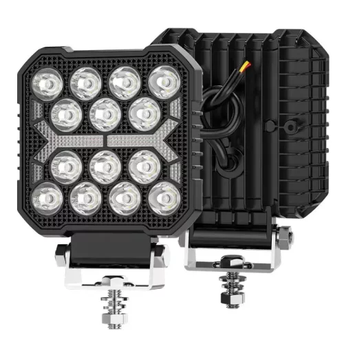 LED munkalámpa  14 LED+ sárga helyzetjelző