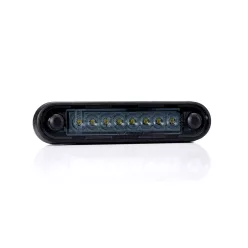 Piros helyzetjelző 8 LED (füst színű)