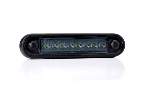 Piros helyzetjelző 8 LED (füst színű)