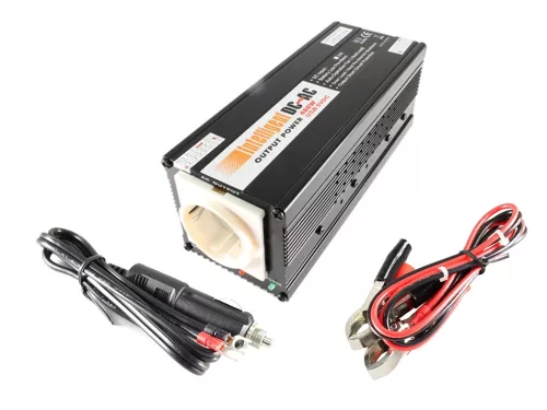 ÁRAMÁTALAKÍTÓ 12V-->220V 400W INTELIGENT SP