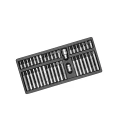 CSAVARHÚZÓ KÉSZLET IMBUSZ/TORX 40DB-OS MŰA. TARTÓBAN