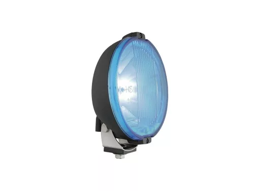 TÁVFÉNYSZÓRÓ KEREK ANGYALSZEMES 180mm KÉK+LEDKÖR(A LED 12V)