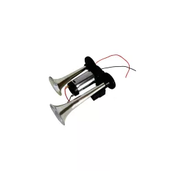   KÜRT ELEKTROMOS 12V DUPLA+ KOMPRESSZOR KRÓM SZÍNŰ MŰANYAG