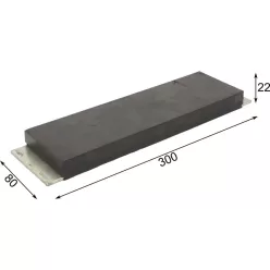 Ütköző gumi billencshez 300 X 80 X 22
