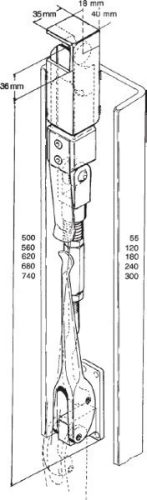 Billencszár H10G/300 oldalsó jobb