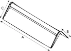 Spanifer élvédő 1200mm