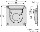 Rögzítő fül 105x105 EN12640