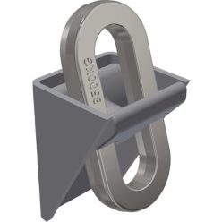 Rögzítő fül tokkal 65x64