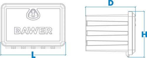 Szerszámosláda 500 x 365 x 400