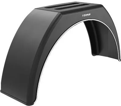 Lapos tetős sárvédőív 260x880mm flat top fehér peremmel
