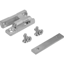 Plató oldalfal Zsanér készlet 120mm