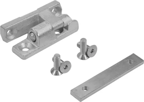 Plató oldalfal Zsanér készlet 120mm