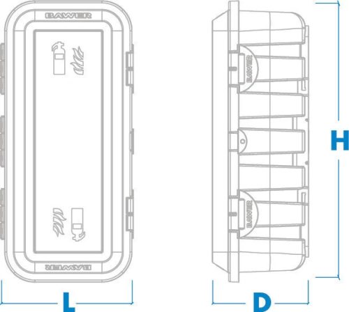 Tűzoltó készülék tartó