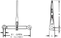 Racsni 13mm lánchoz LC106kN