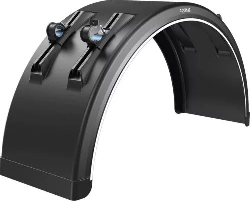 Sárvédő félív 430x1270mm fehér csíkkal