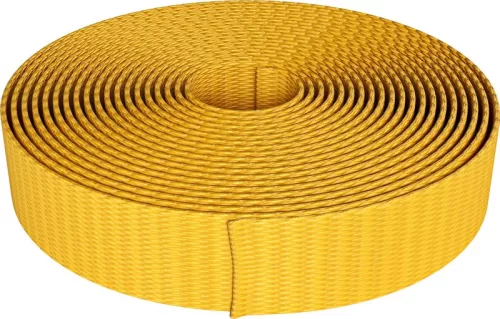 Spanifer gurtni Heveder citrom 25mm 500kg méterre