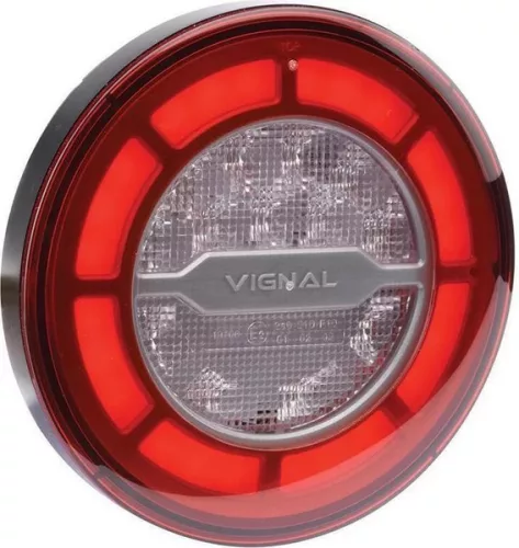Hátsó lámpa LED kerek