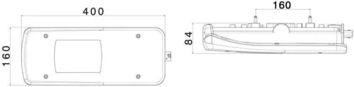 Mercedes Sprinter hátsó lámpa LED jobb