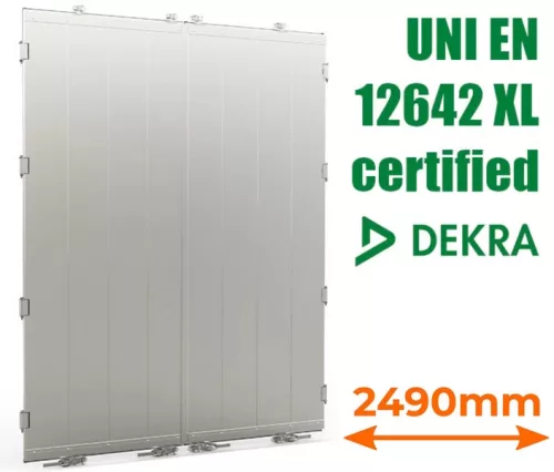 Alumínium hátsó ajtó 2400-2500mm