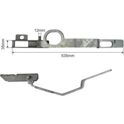 Jobb ponyvafeszítő Schmitz pótkocsihoz